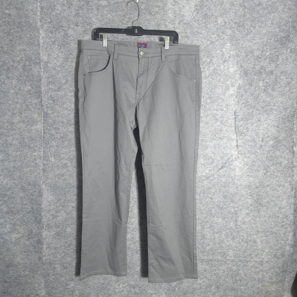 UNTUCKit Don Santiago Mens 38x32 Grey Relaxed Fit 5-Pocket Pants 40292‎ Stretch